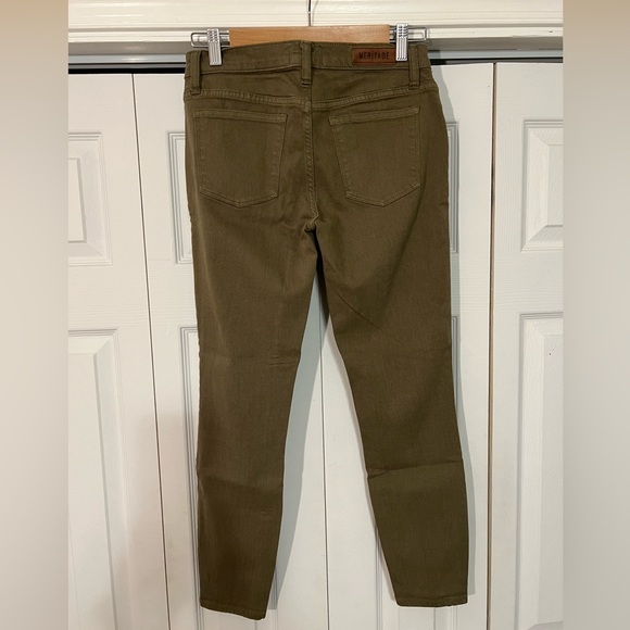 Meritage Mayfly Skinny Jeans Army Green Size 27 - Picture 4 of 10